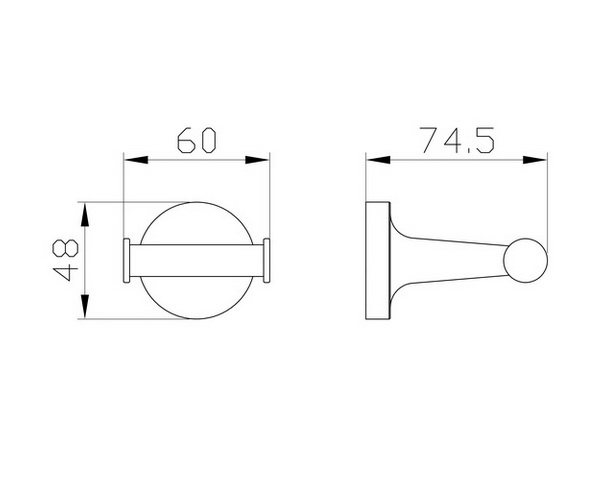 крючок WONZON & WOGHAND SIMPLE